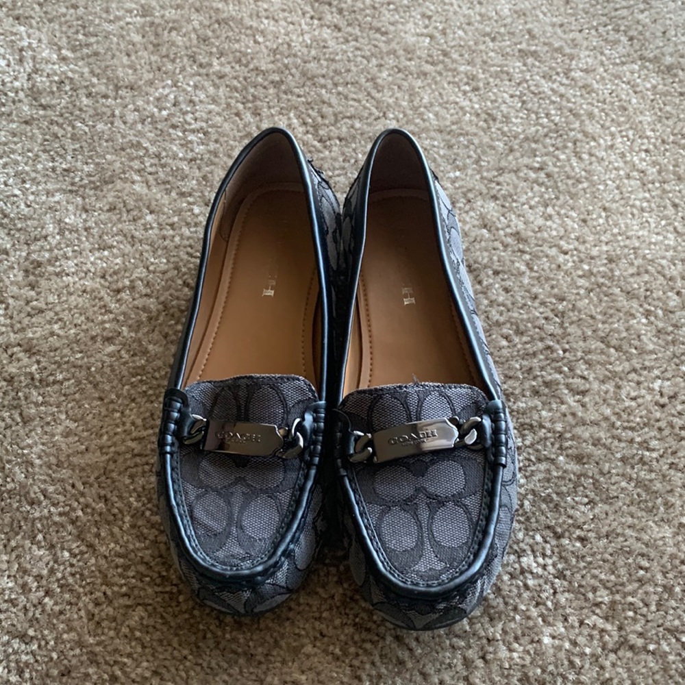Coach shoes black and gray